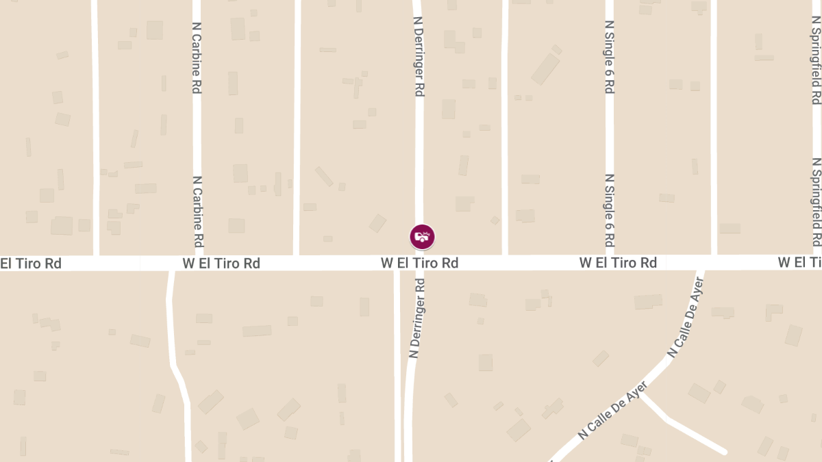 Injury Crash at El Tiro Rd & Derringer Rd