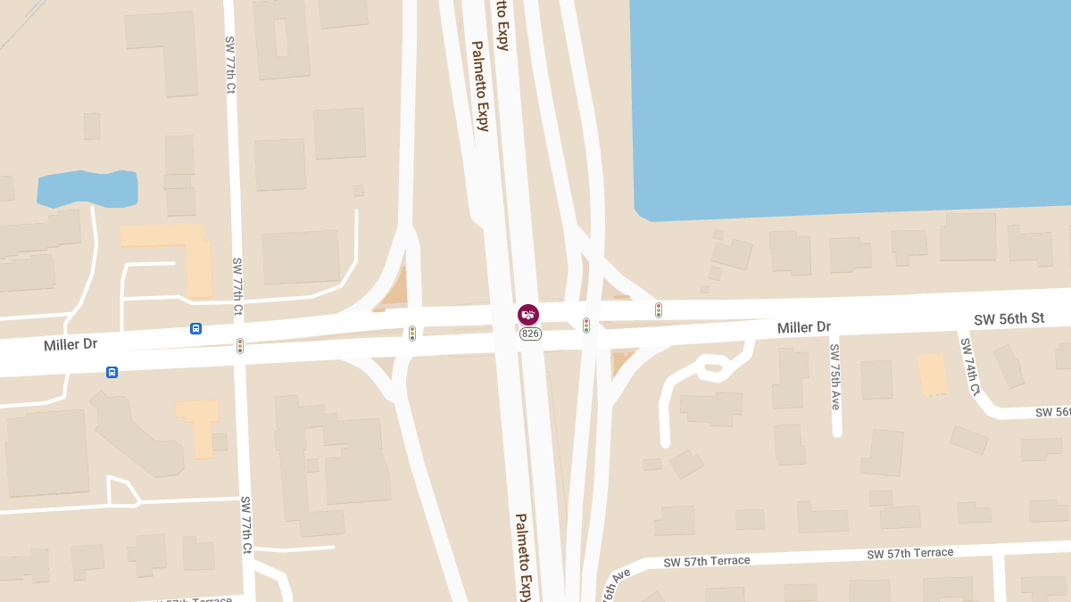Injury Crash at FL-826 N & SW 56th St