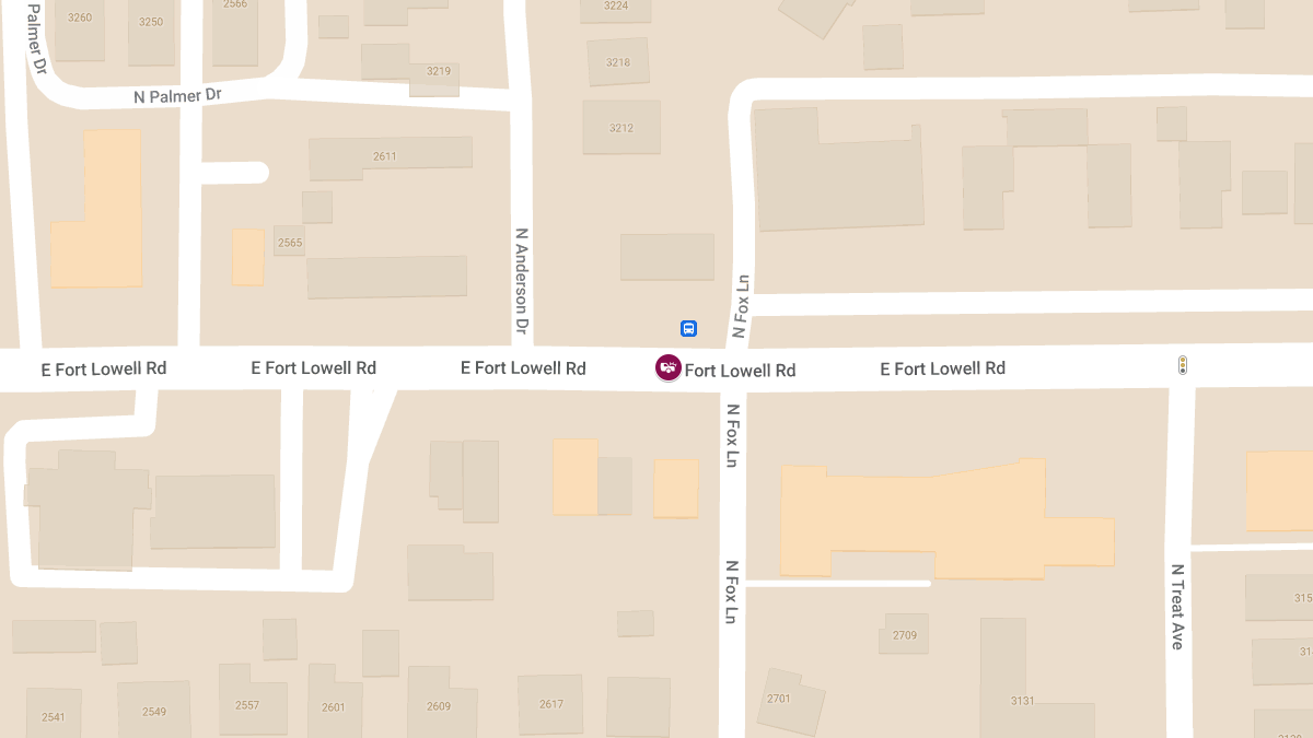 Injury Crash at Ft Lowell Rd and N Fox Ave