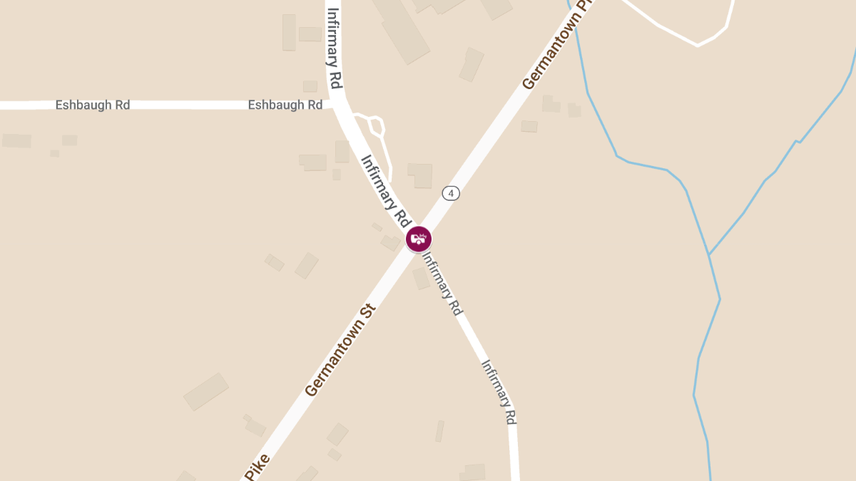 Injury Crash at Germantown Pike & Infirmary Rd