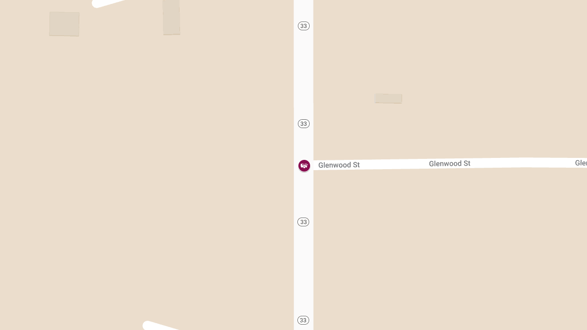 Injury Crash at Glenwood St & SR-33