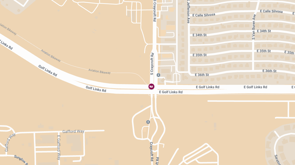 Injury Crash at Golf Links Rd & Craycroft Rd