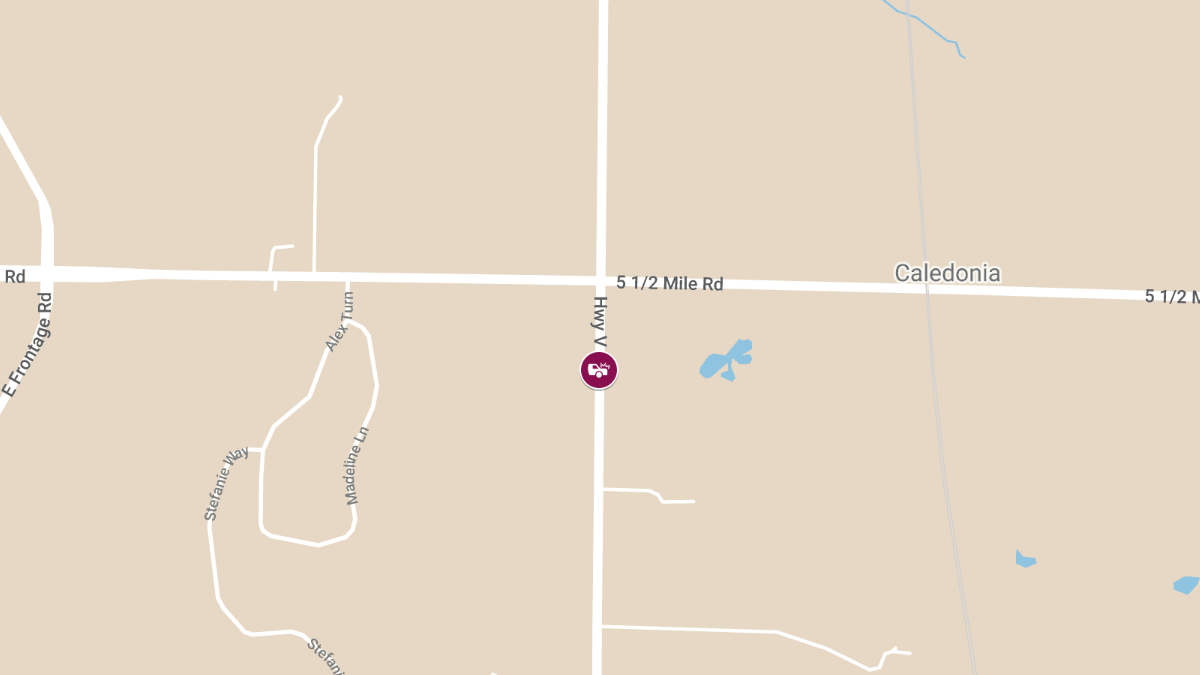 Injury Crash at Hwy V & Hwy 32