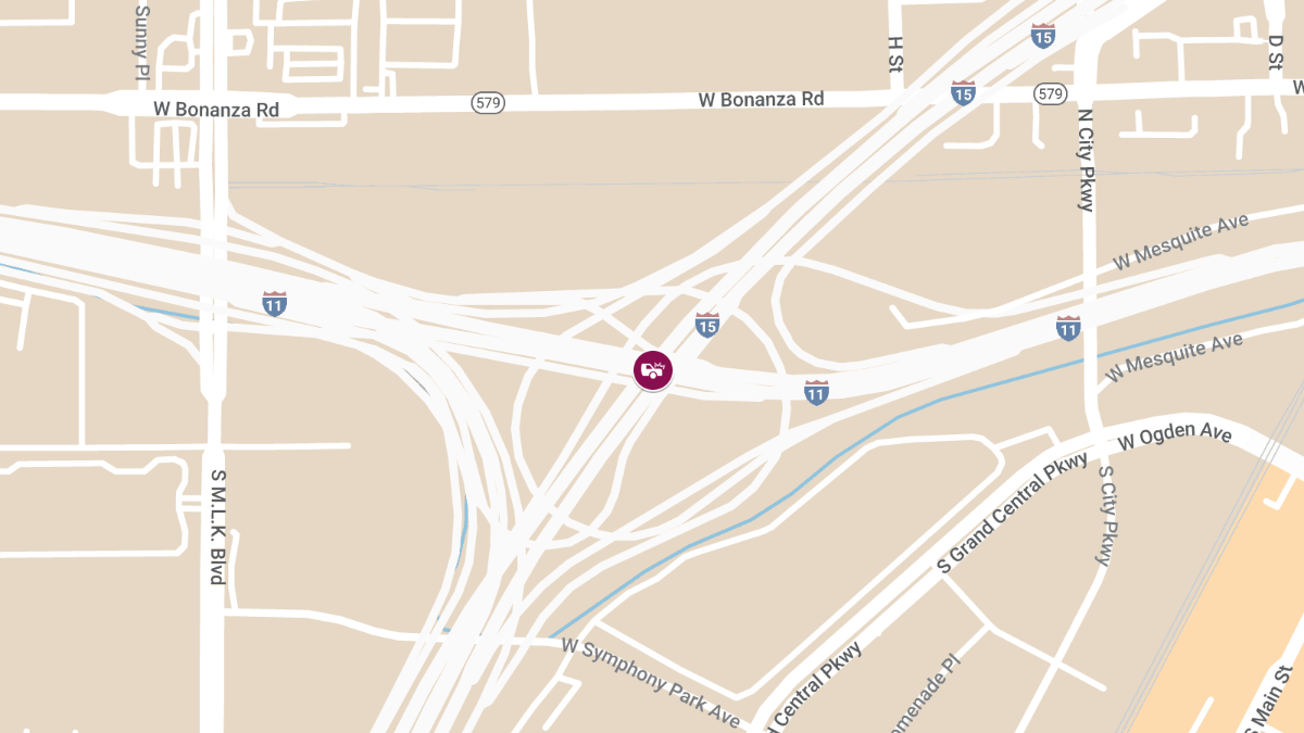Injury Crash at IR11 S & IR15 N