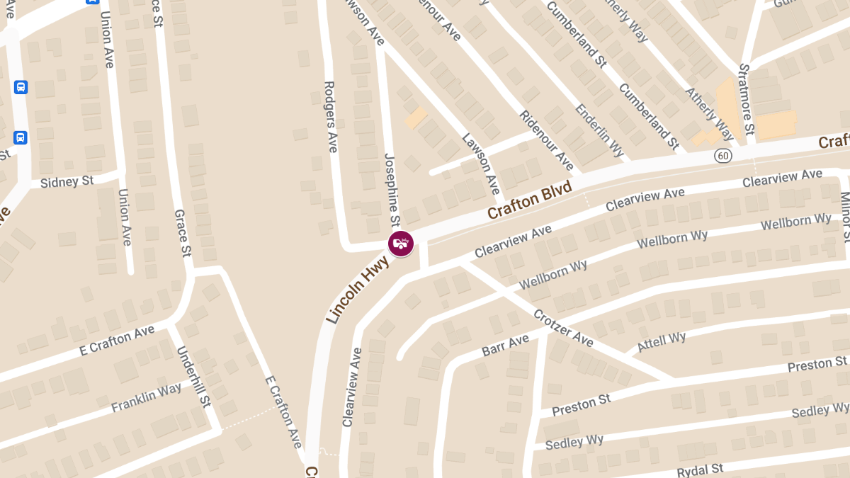 Injury Crash at Josephine St & Sarah St