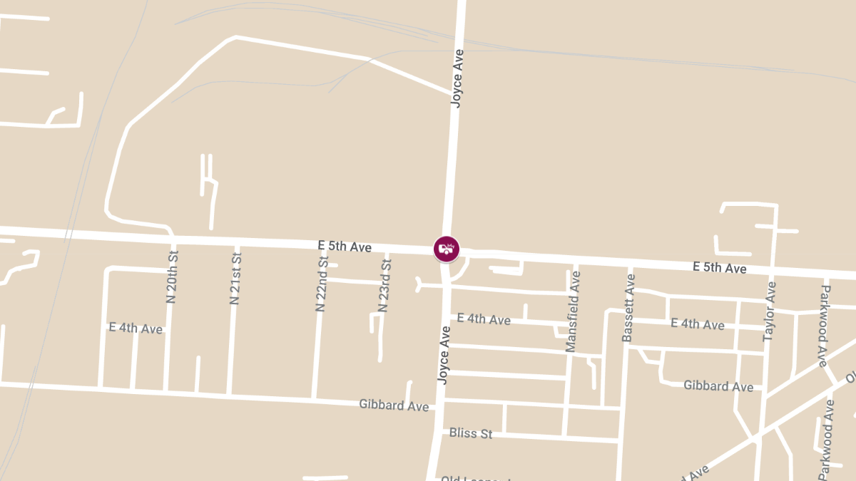 Injury Crash at Joyce Ave & E 5th Ave