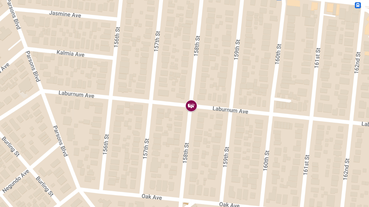 Injury Crash at Laburnum Ave & 158th St