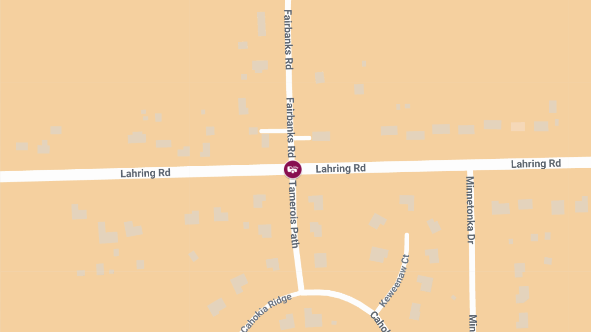 Injury Crash at Lahring Rd & Fairbanks Rd