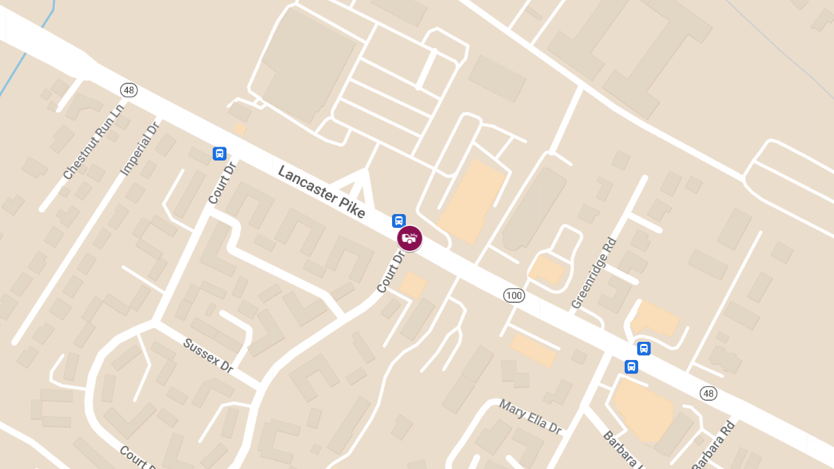 Injury Crash at Lancaster Pike & Court Dr