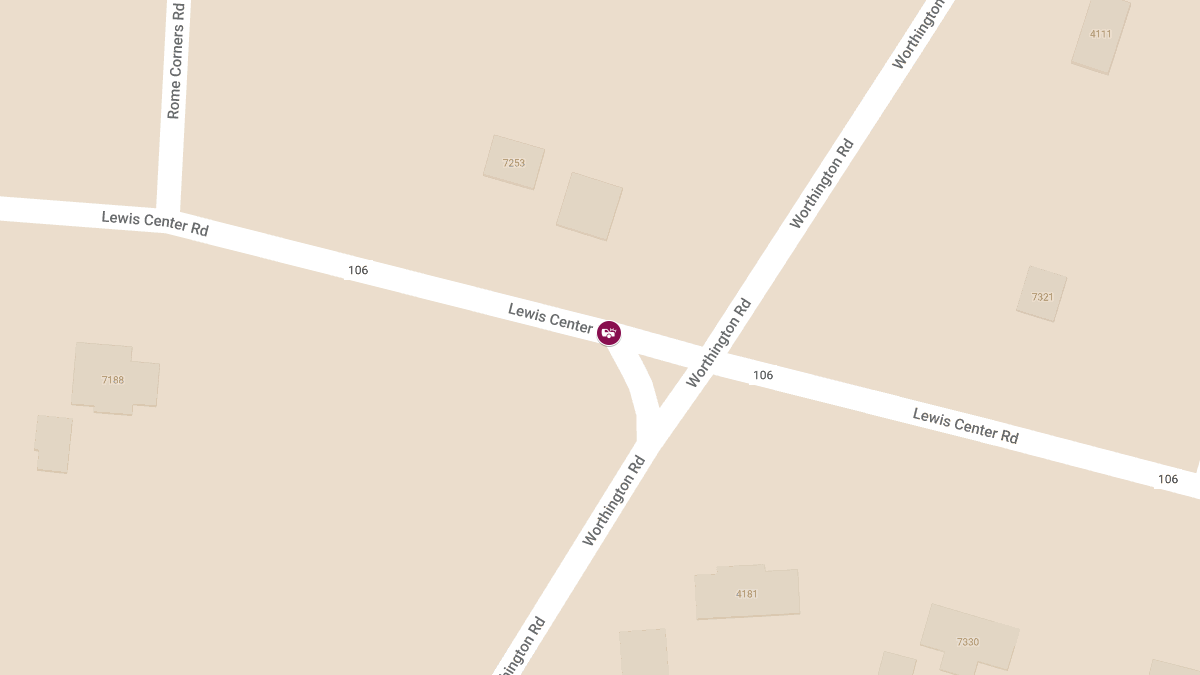 Injury Crash at Lewis Center Rd & Worthington Rd