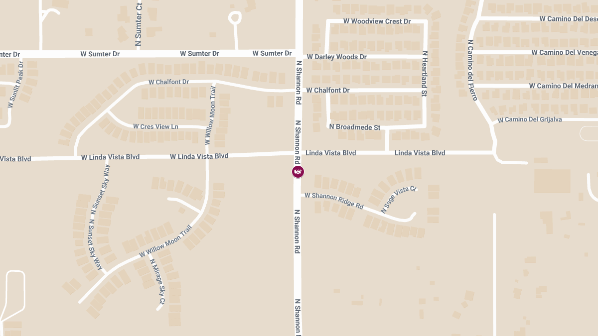 Injury Crash at Linda Vista Blvd & Shannon Rd