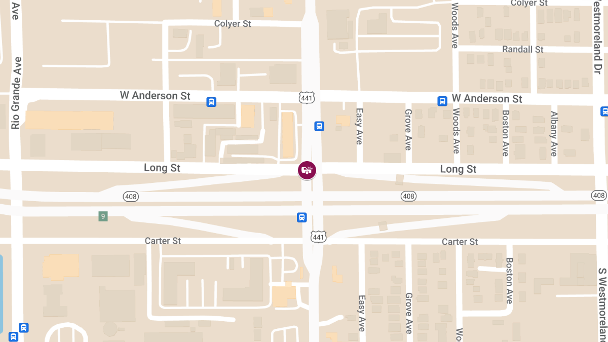 Injury Crash at S Orange Blossom Trl & Long St