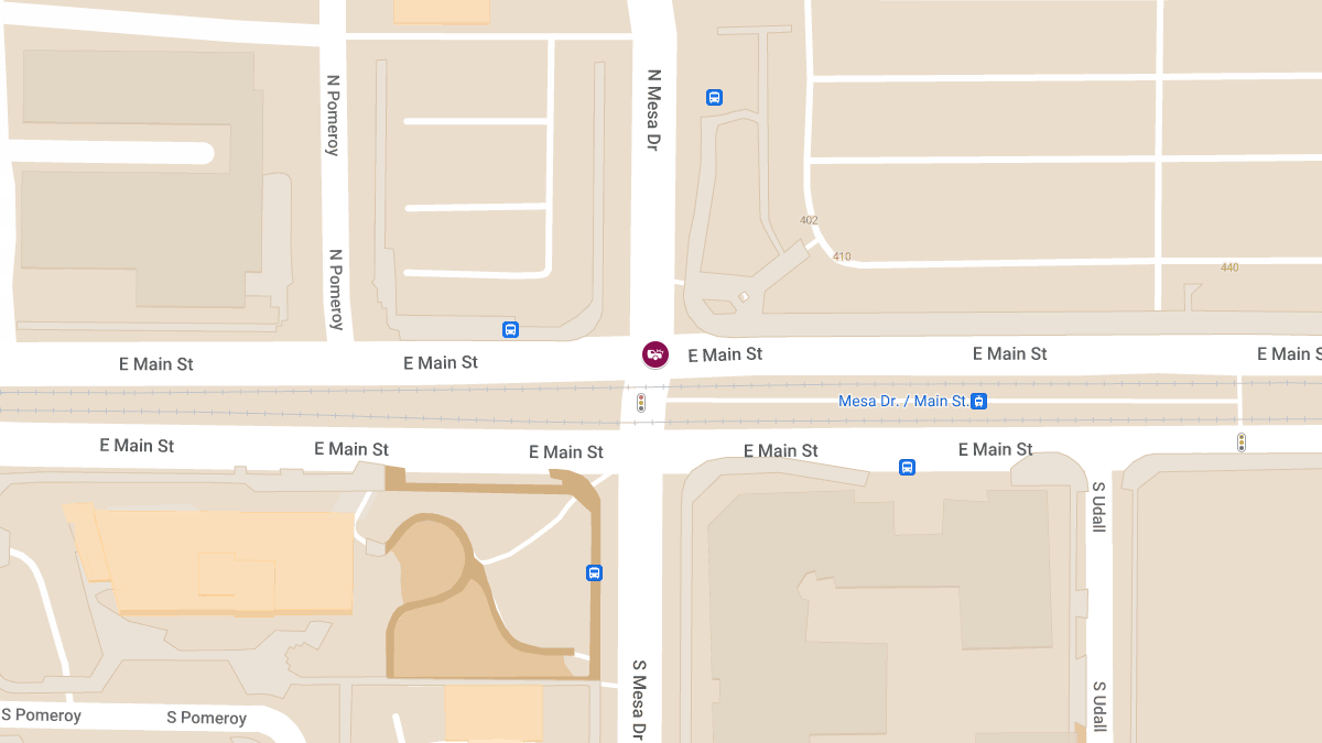 Injury Crash at Main St & Mesa Dr
