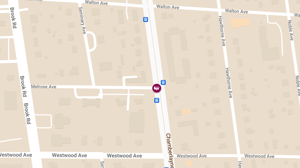 Injury Crash at Melrose Ave & Chamberlayne Ave in North Side
