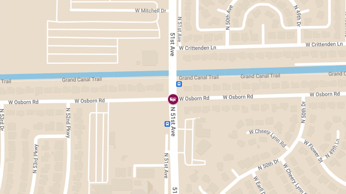 Injury Crash at N 51st Ave & W Osborn Rd