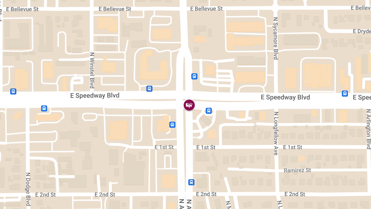 Injury Crash at N Alvernon Way & E Speedway Blvd