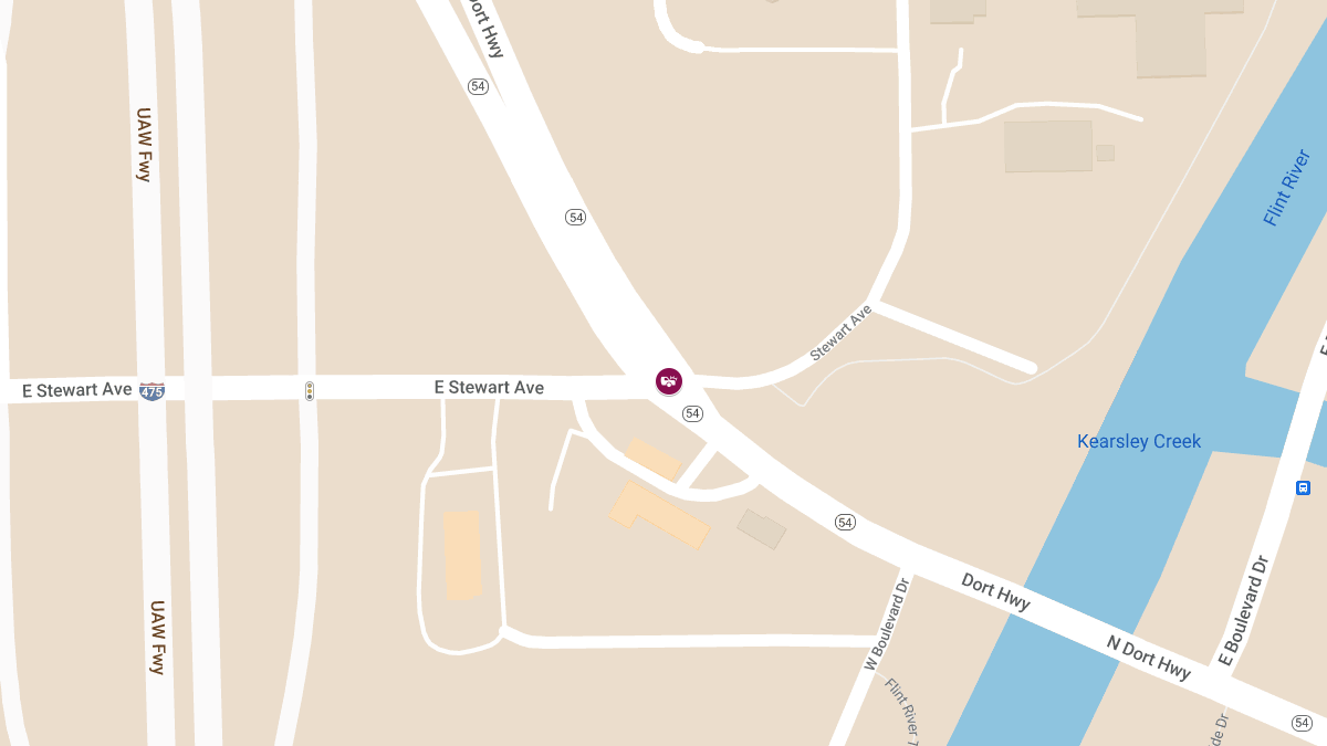 Injury Crash at N Dort Hwy & Stewart Ave