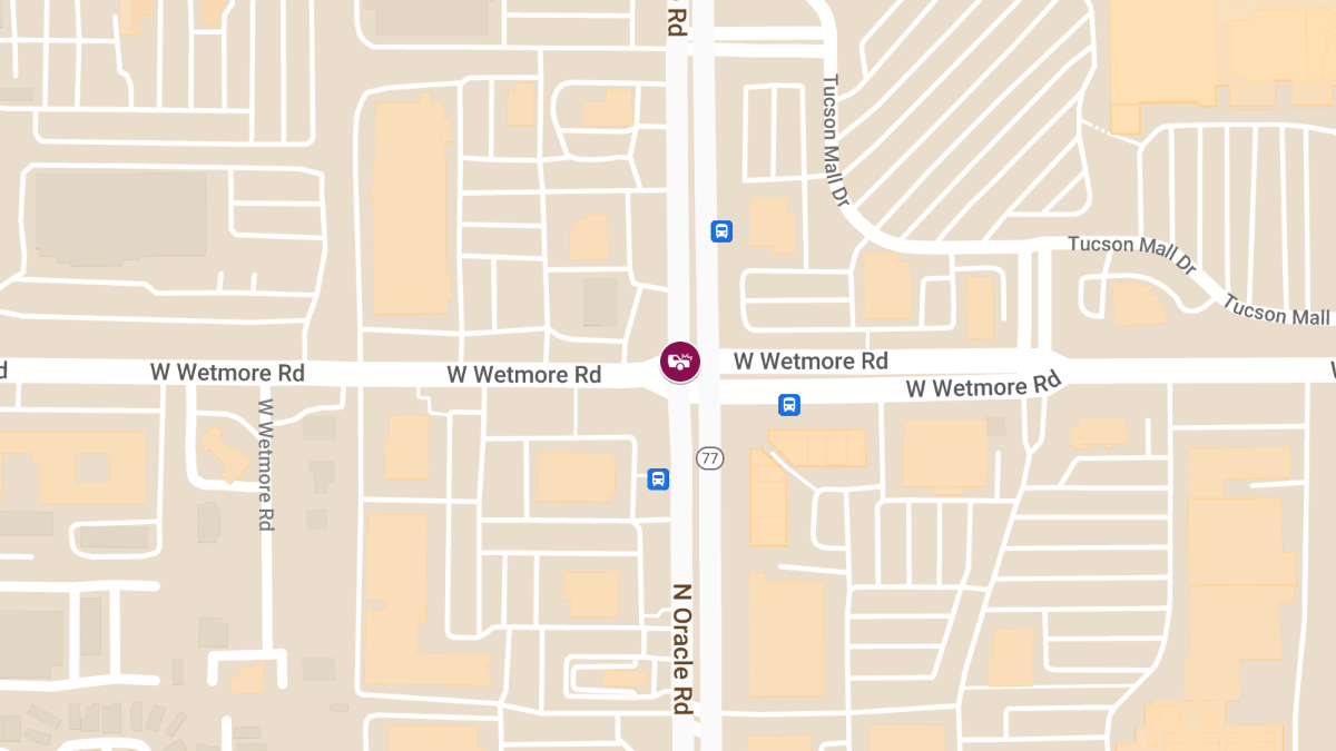 Injury Crash at N Oracle Rd & W Wetmore Rd