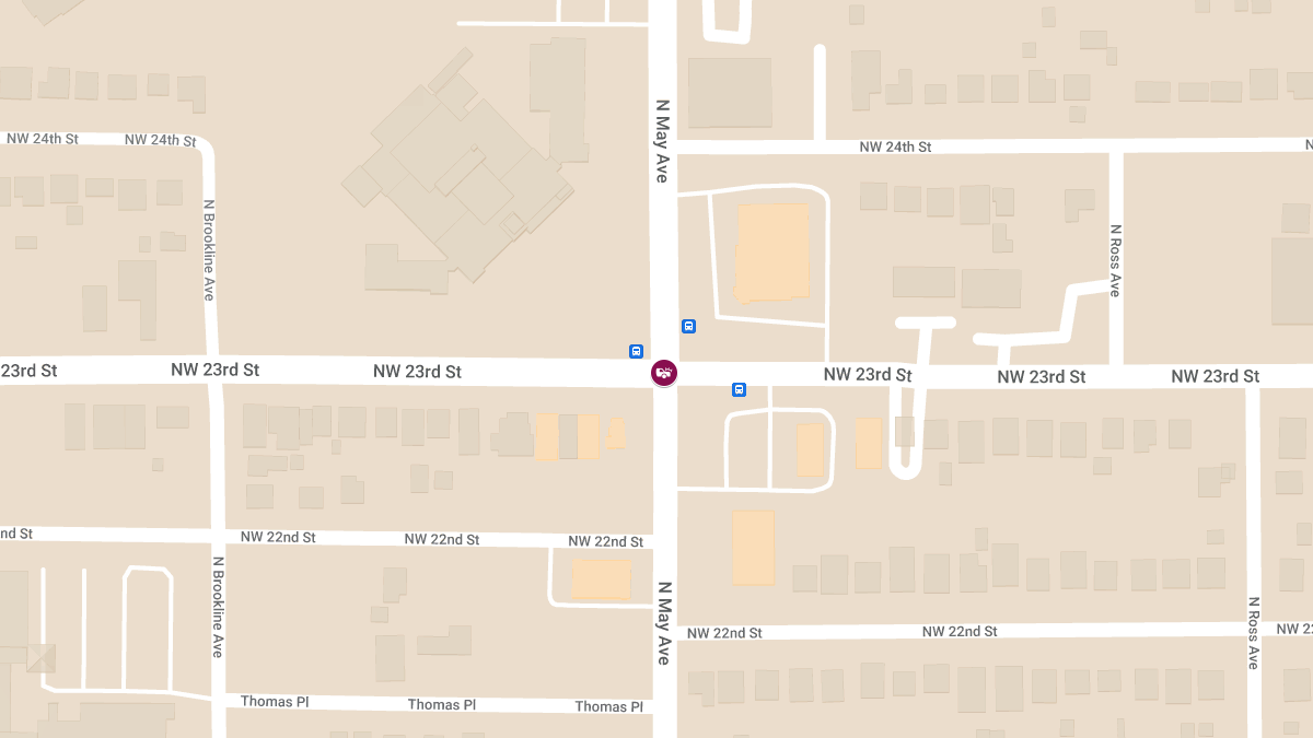 Injury Crash at NW 23rd St & N May Ave