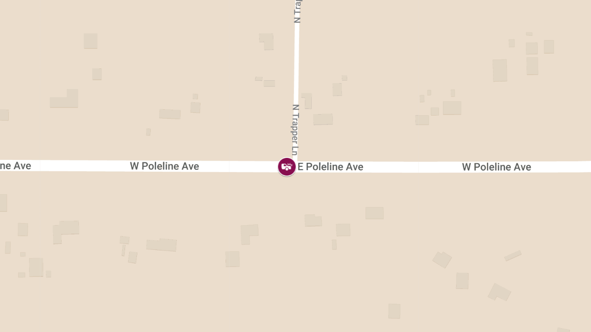 Injury Crash at Poleline and Trapper