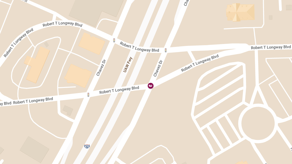Injury Crash at Robert T Longway Blvd & Chavez Dr