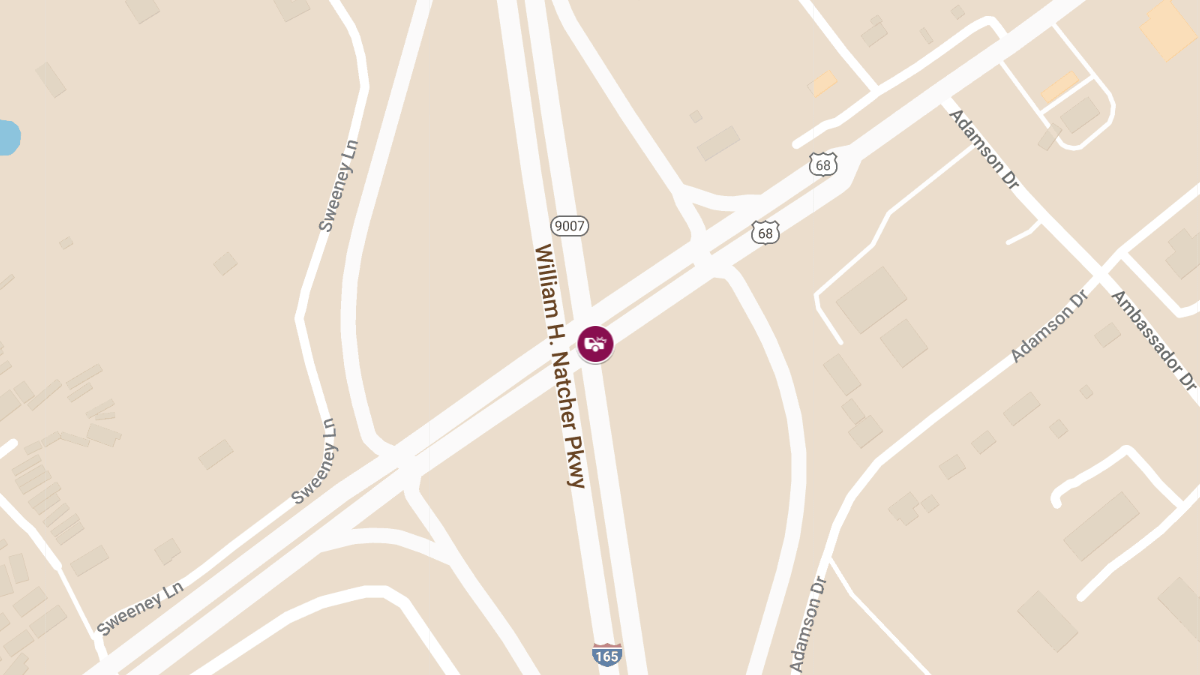 Injury Crash at Russellville Rd & North Ramp 5