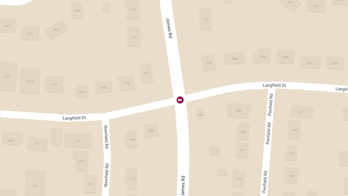 Injury Crash at S James Rd & Langfield Dr