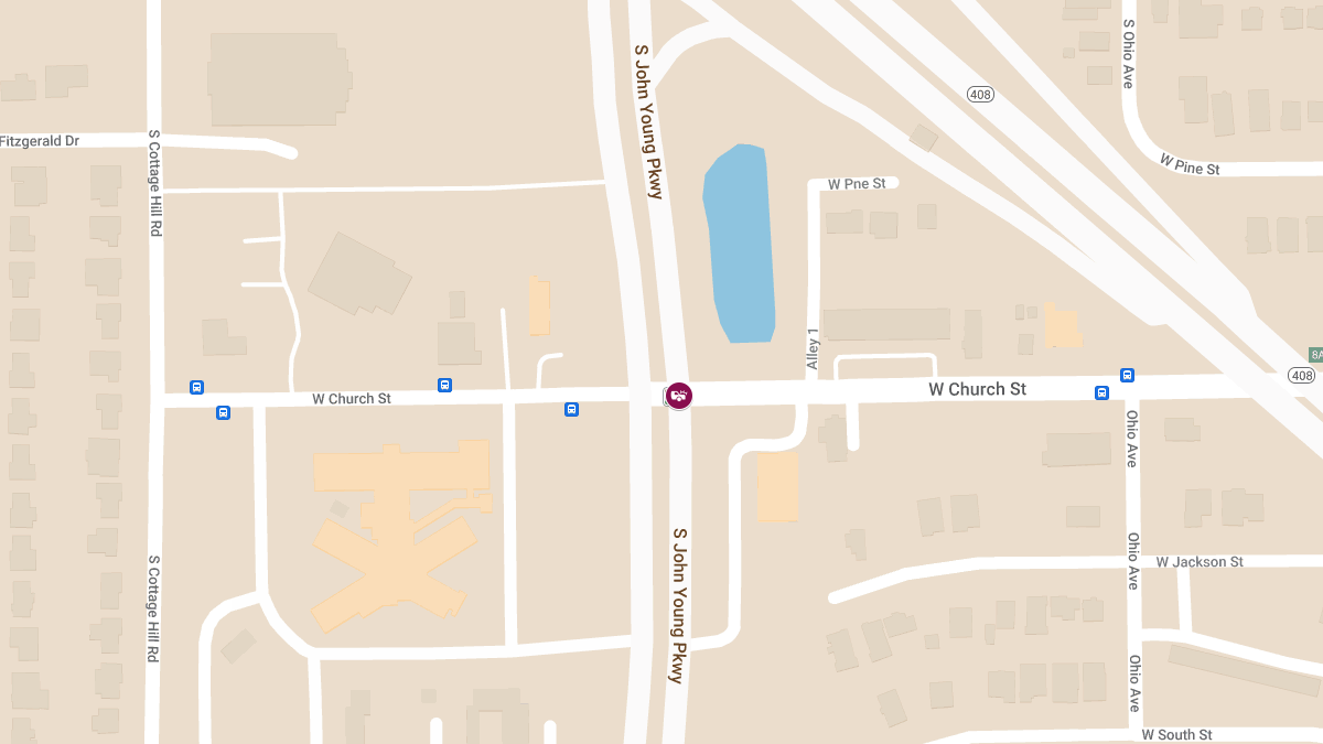 Injury Crash at S John Young Pkwy & W Church St
