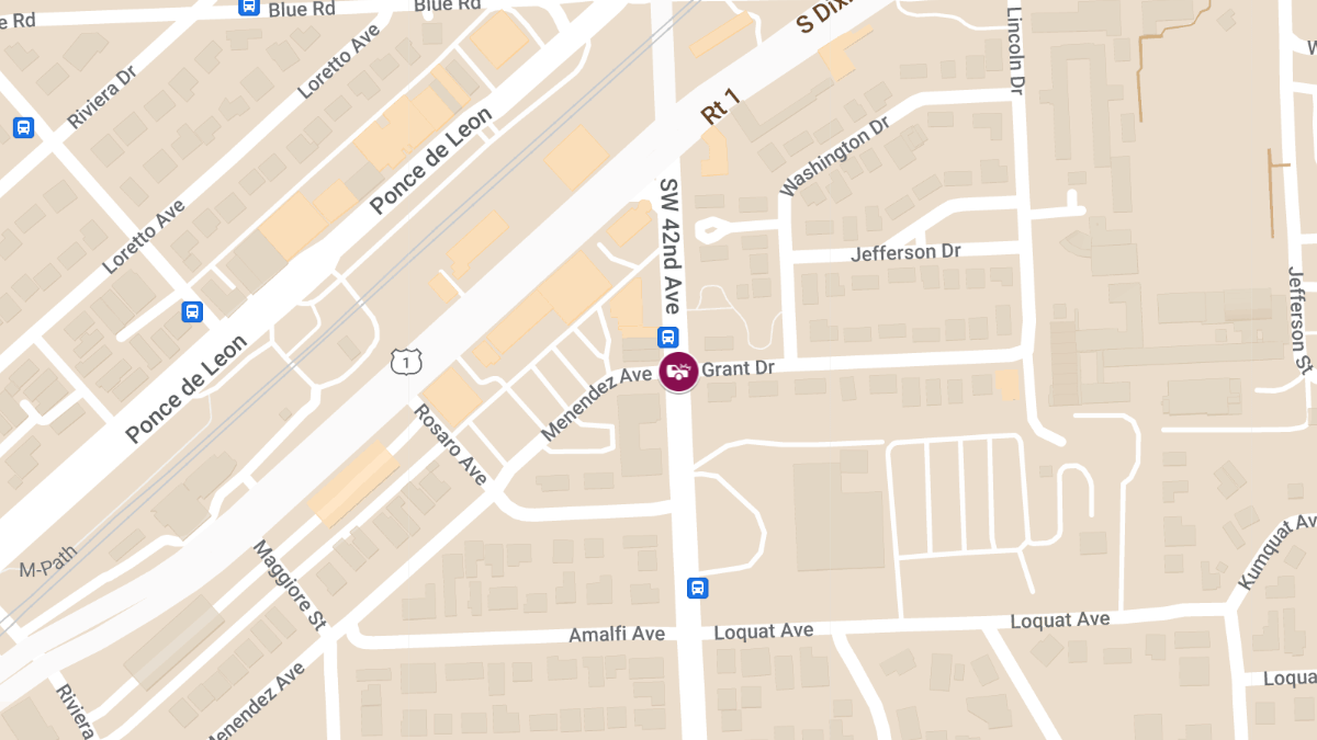 Injury Crash at S Le Jeune Rd & Grant Dr