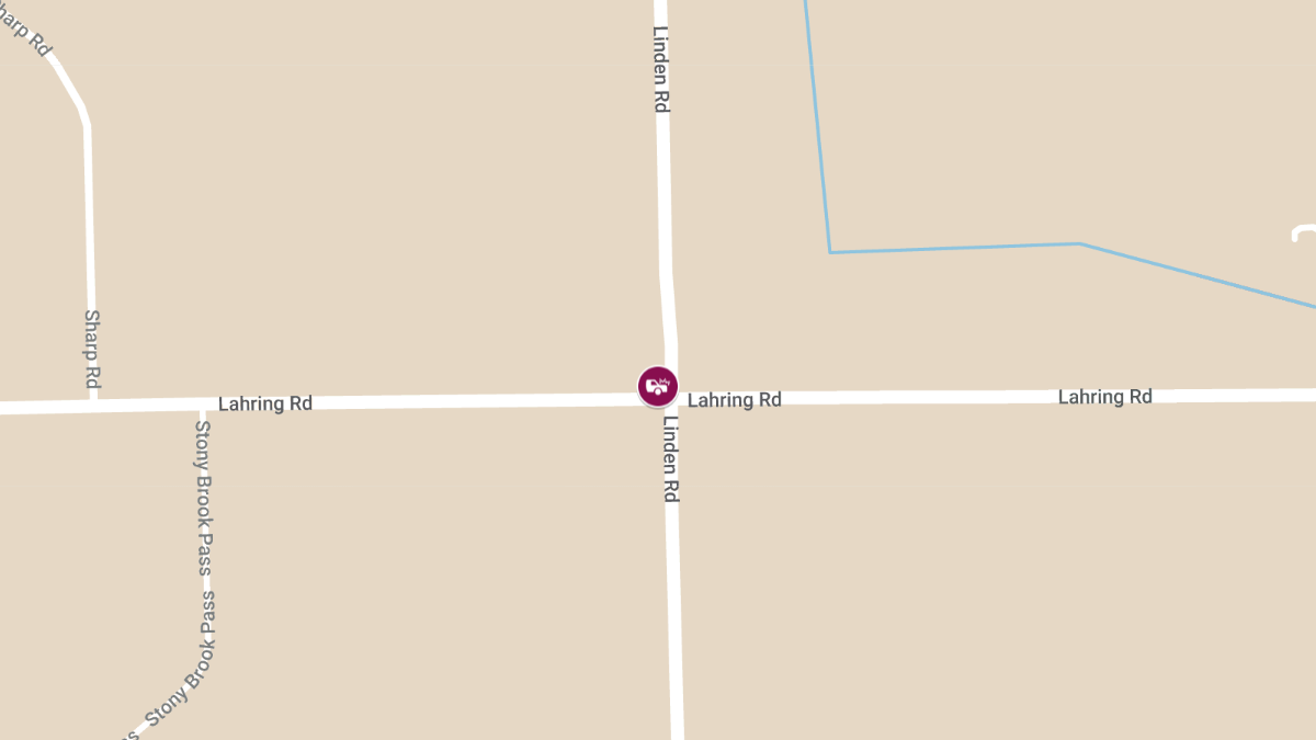 Injury Crash at S Linden Rd & Lahring Rd