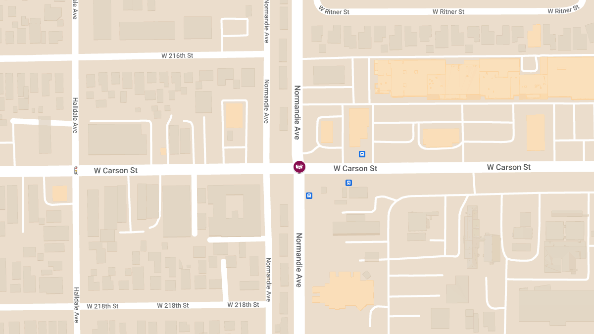 Injury Crash at S Normandie Ave & W Carson St