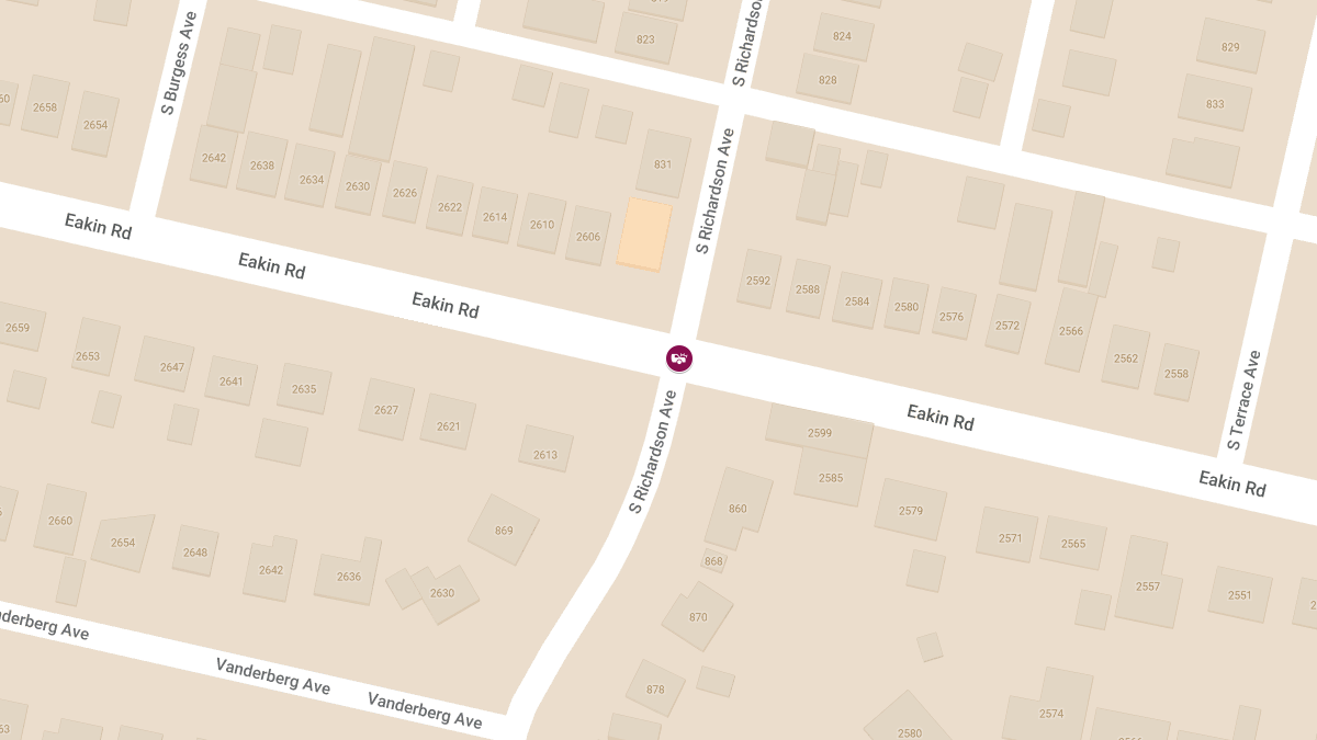 Injury Crash at S Richardson Ave & Eakin Rd