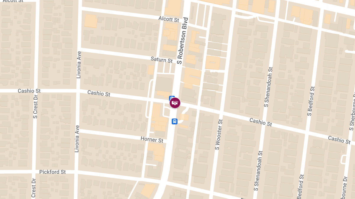 Injury Crash at S Robertson Blvd & Cashio St