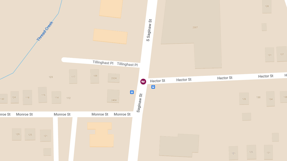 Injury Crash at S Saginaw St & Hector St