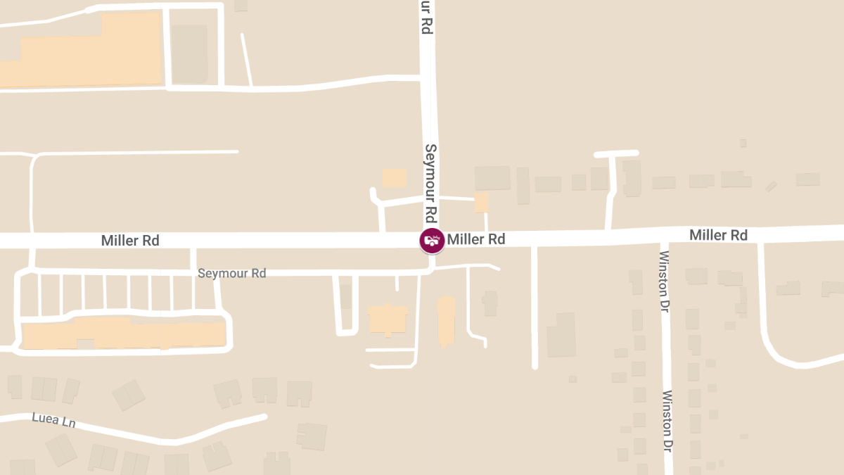 Injury Crash at S Seymour Rd & Miller Rd