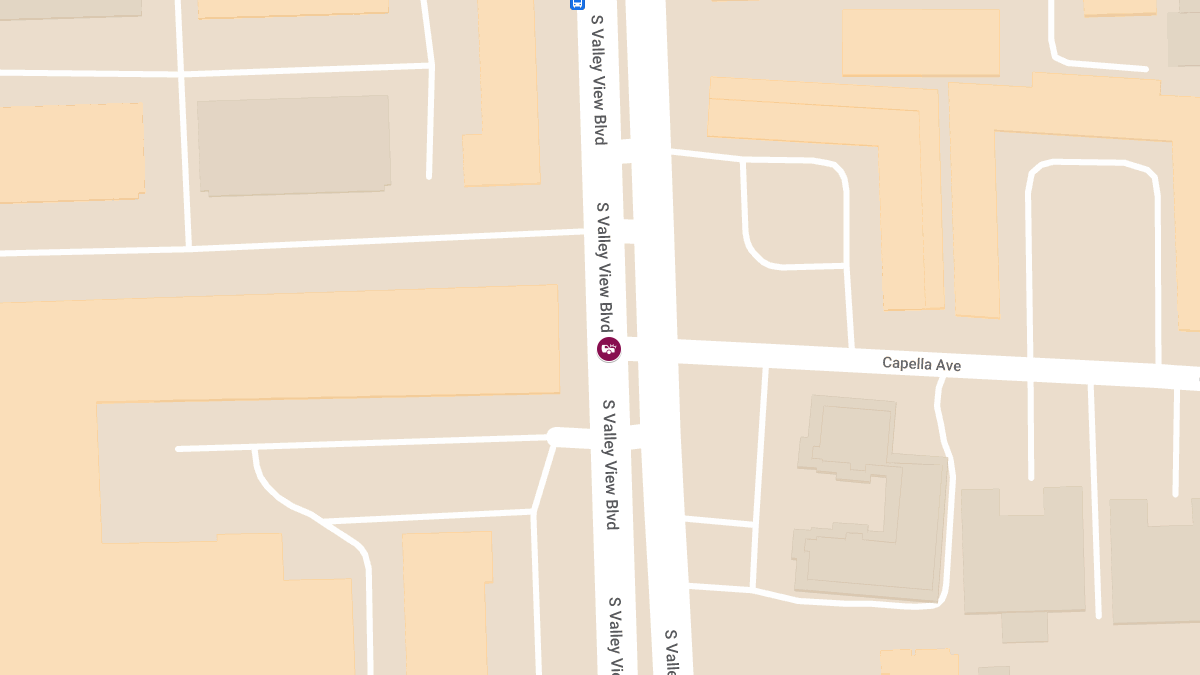 Injury Crash at S Valley View Blvd & Capella Ave