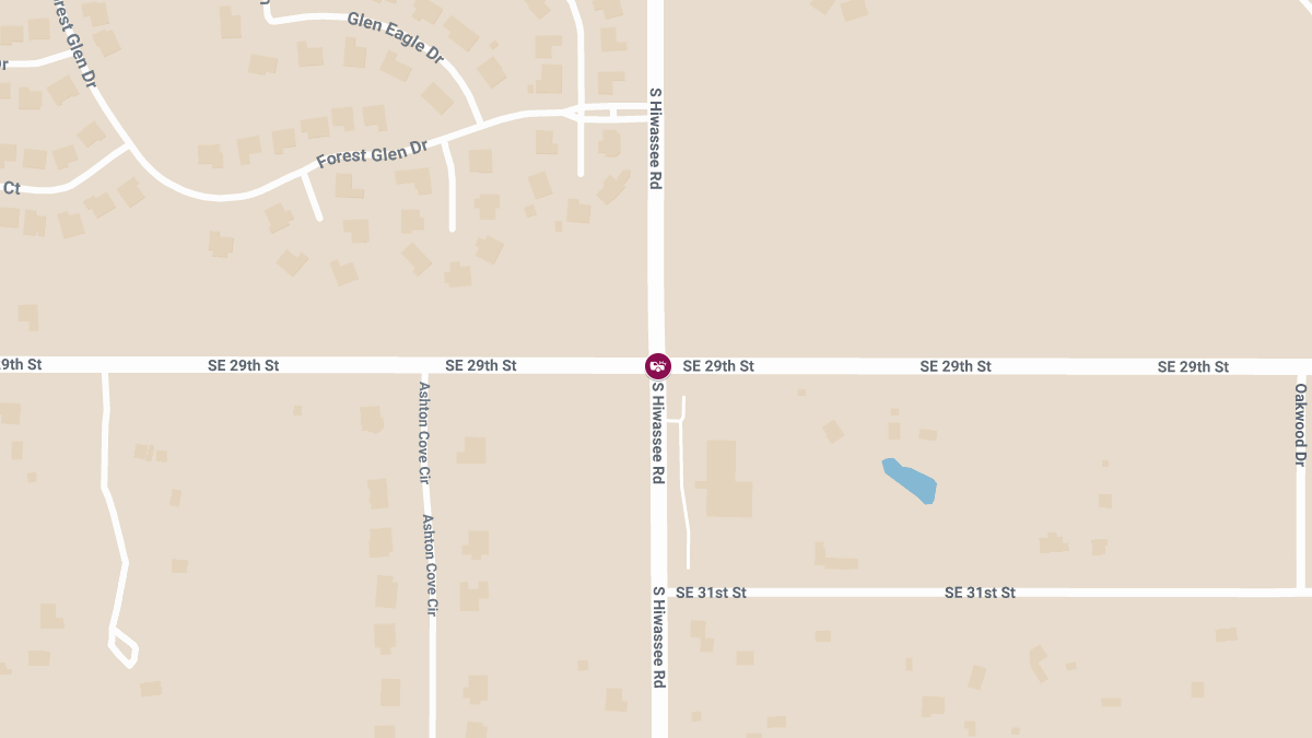 Injury Crash at SE 29th St & S Hiwassee Rd