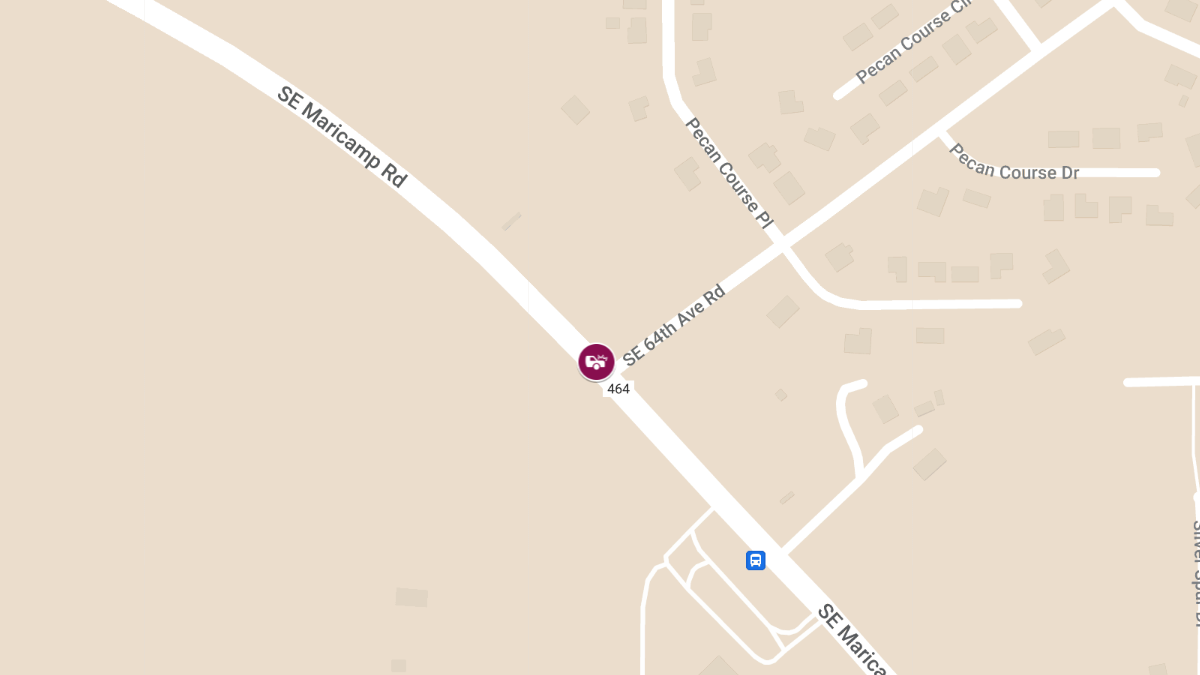 Injury Crash at SE 64th Avenue Rd and SE Maricamp Rd