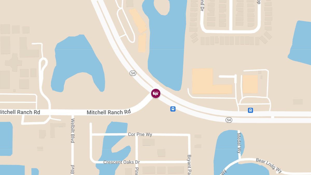 Injury Crash at SR-54 and Mitchell Ranch Rd