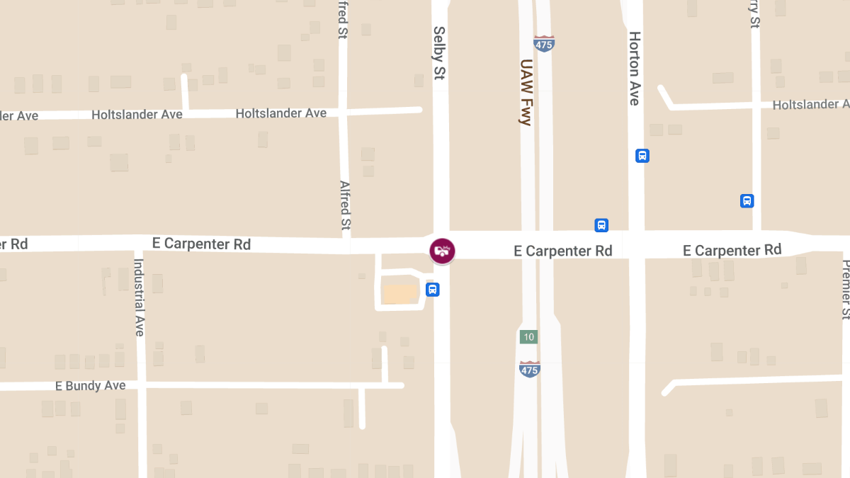 Injury Crash at Selby St & E Carpenter Rd