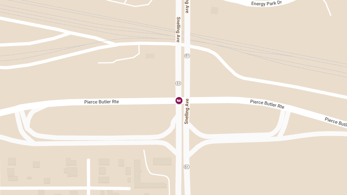 Injury Crash at Snelling Ave N & Pierce Butler Rte