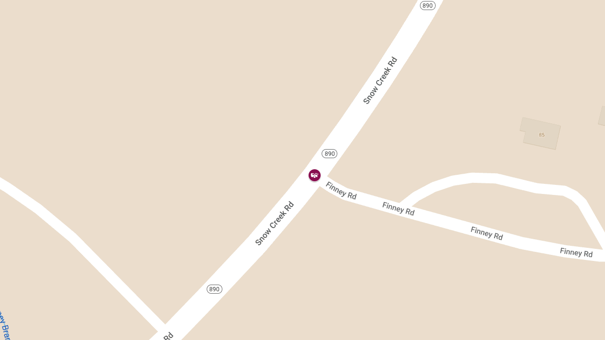 Injury Crash at Snow Creek Rd & Finney Rd