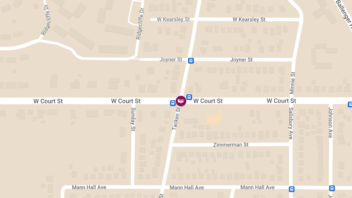 Injury Crash at Tacken St & W Court St