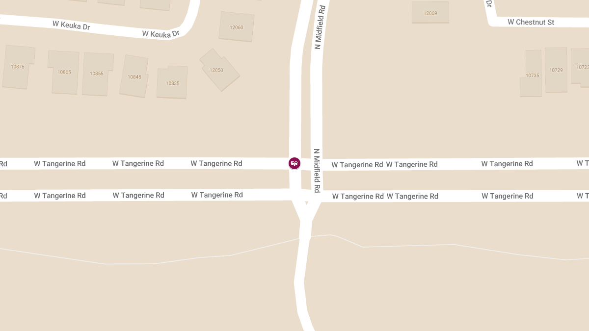 Injury Crash at Tangerine Rd & Midfield Rd