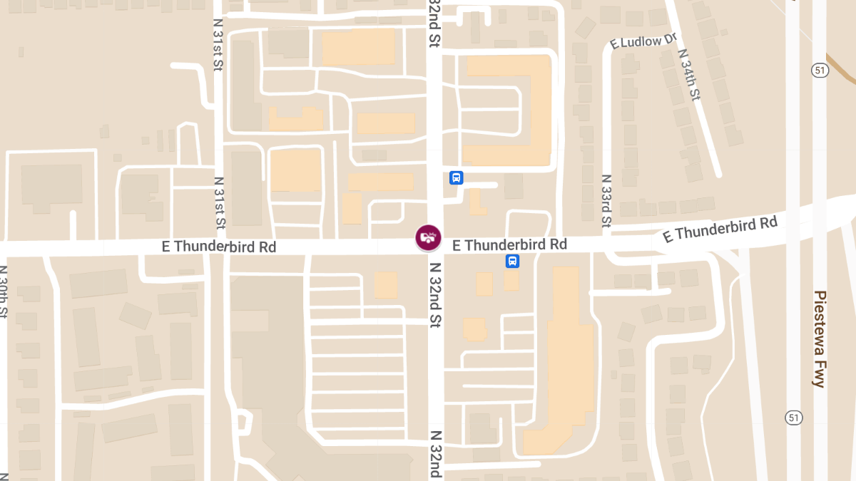 Injury Crash at Thunderbird Rd & 32nd St