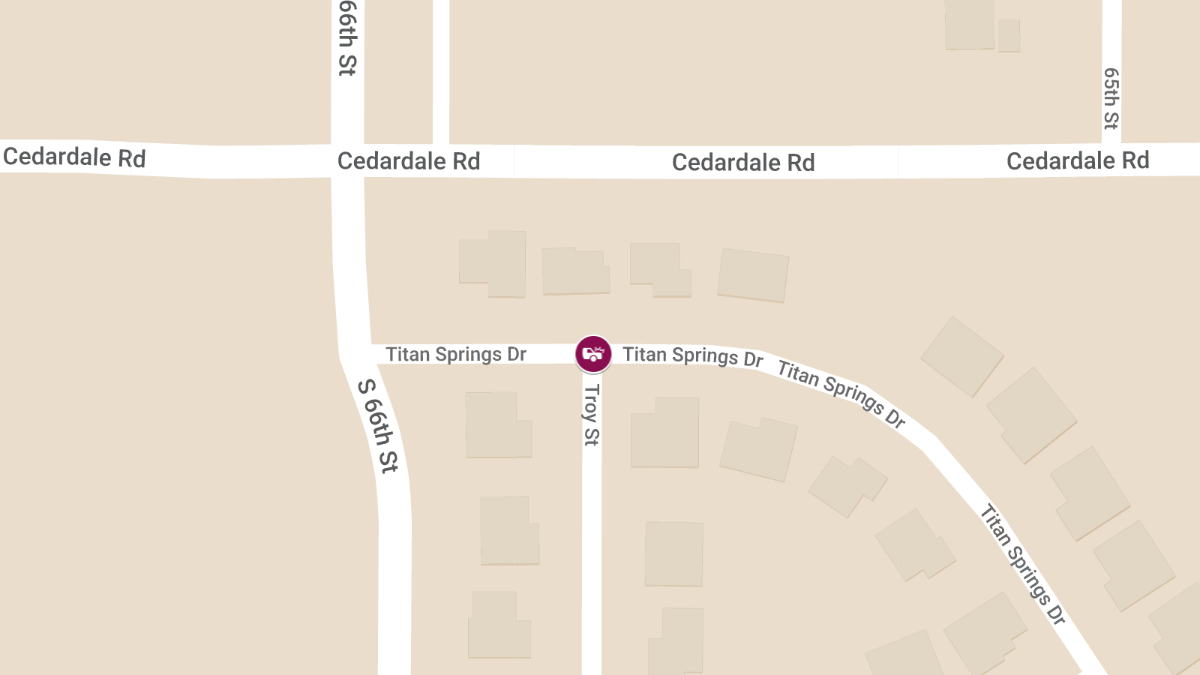 Injury Crash at Troy St & Titan Springs Dr