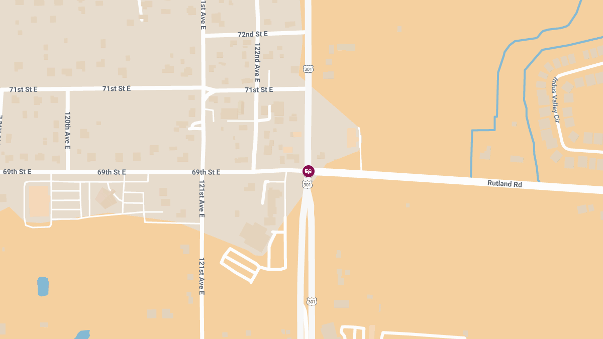 Injury Crash at US-301 & Rutland Rd
