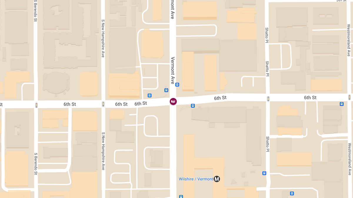 Injury Crash at W 6th St & S Vermont Ave