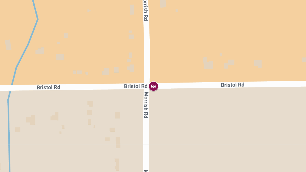 Injury Crash at W Bristol Rd & S Morrish Rd