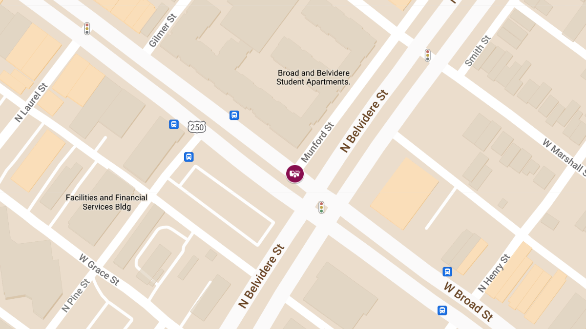 Injury Crash at W Broad St & Munford St